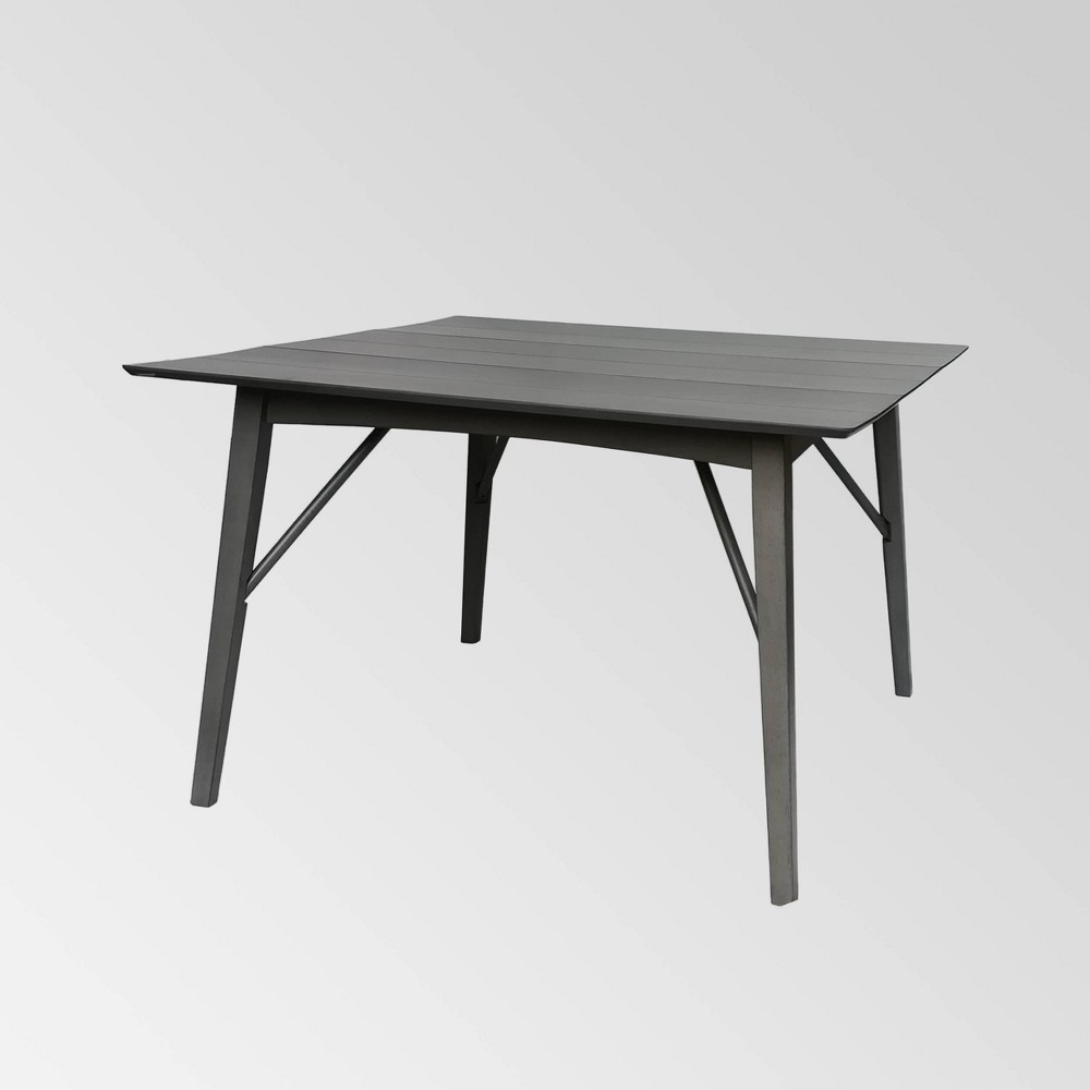Photos - Dining Table 58" Macon Modern Counter Table Gray - Christopher Knight Home