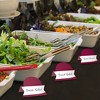 Big Dot of Happiness Burgundy Elegantly Simple - Guest Party Favors Tent Buffet Card - Table Setting Name Place Cards - Set of 24 - 3 of 4