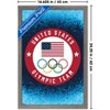 Trends International Team USA: 2026 Winter Olympics (Milan) - Logo Framed Wall Poster Prints - 3 of 4