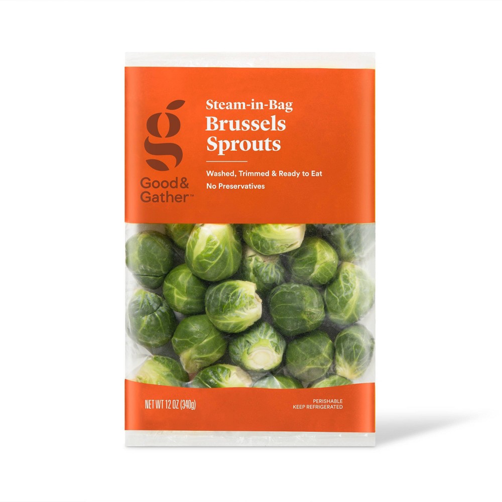 STEAM-IN-BAG BRUSSELS SPROUTS