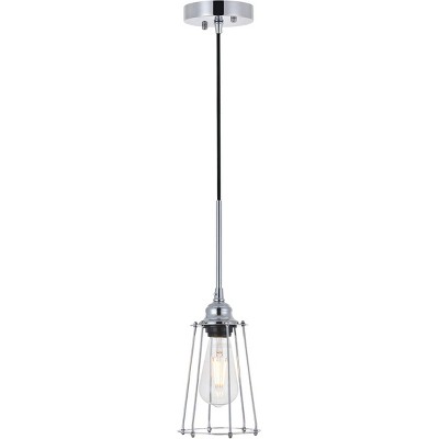 Elegant Lighting Auspice 1 light chrome Pendant