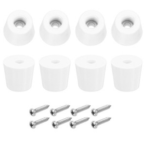 Unique Bargains Non-Slip Noise Reduction Non-Marking Rubber Bumper Feet 8 Pcs - 1 of 4
