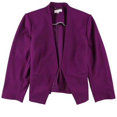 Calvin Klein Womens Cropped Blazer Jacket