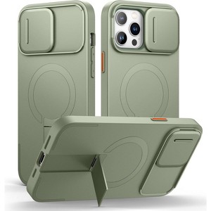 SURITCH for iPhone 13 Pro Max/12 Pro Max Case with Magnetic Camera Slide Cover and Adjustable Kickstand, Shockproof Bumper Cover 6.7 Inch - 1 of 3
