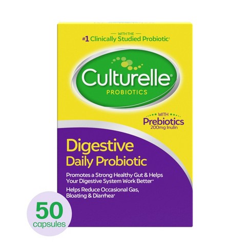 Swanson Lactobacillus Rhamnosus with FOS - Probiotic Supplement Supports  Digestive Health - 5 Billion CFU - (60 Veggie Caps) 2 Pack