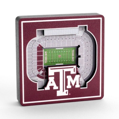 NCAA Texas A&M Aggies 3D Stadium View Magnet