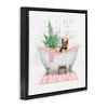 Stupell Industries Chic Yorkie Dog in Bubble Bath, 18" x 18" - 3 of 4