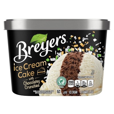 Breyers Ice Cream Cake with Chocolatey Crunchies Ice Cream - 48oz