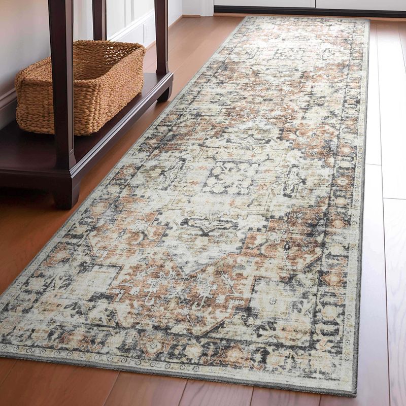 Well Woven Elle Basics Rendezvous - Non-Slip Rubber Backed Washable Modern Vintage Area Rug -for Living Room, Bedroom, Hallways, and Kitchen, 3 of 10