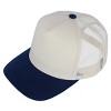 CTM Unisex Blank Two-Tone Mesh Bach Trucker Hat - 2 of 3