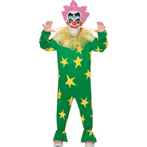 Killer Klowns From Outer Space Kids' Spikey Halloween Costume Jumpsuit - 1 of 1