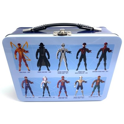 Spider-man Kids' Single Compartment Lunch Box With Zip Pocket - Blue :  Target