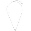 SHINE by Sterling Forever Sterling Silver CZ Halo Pendant Necklace - 3 of 4