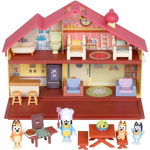 Bluey Set de jeu Caravane et 4×4 de la famille Heeler - Moose Toys