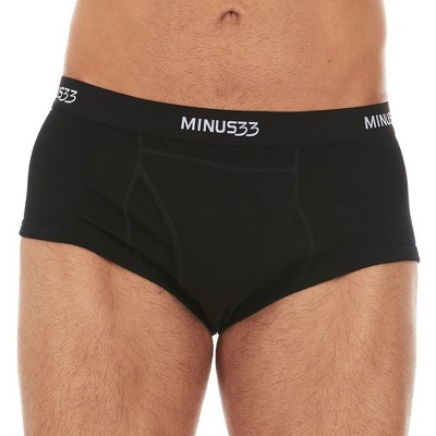 Minus33 Merino Wool Micro Weight - Men's Wool Briefs Woolverino Black S