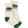 John Deere Truck 7 Pack Non-Slip Grip Crew Socks Infant - 2 of 4