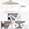 EAGLE PEAK 10x10 Pop Up Canopy Instant Tent w/ 4 Weight Bags - 4 of 4