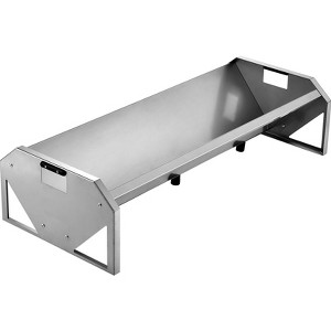 VEVOR Livestock Feeding Trough,22 Gallon Capacity,45" Hay Feeder, Heavy Duty Steel Livestock Trough, Galvanized Steel Sheep Feeder Trough Feeding up - 1 of 4