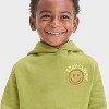 Grayson Mini Toddler Boys' Stay Sunny Hooded Fleece Sweatshirt - Olive Green - image 2 of 4