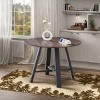 FURNIinspire Dining Tables 42 Inch Modern Dining Table Round Dining Room Table For 4, Kitchen Table Decorative Table, Brown, 42"*42"*29.5" - 4 of 4