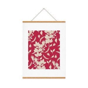 Viviana Gonzalez Floral Magenta vibes 02 Art Print and Hanger - Society6 - 1 of 2