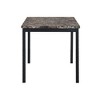 Faux Marble Top metal frame dinette table,Black,Metal,Easy to Assemble, and Assembled in Minutes. - 3 of 4