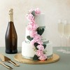 Bright Creations 200 Pack Light Pink Artificial Flower Heads, 2 Inch Stemless Fake Foam Roses for Wall Decorations, Weddings, Bouquets - 3 of 4