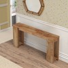 Lirago 70.9" Farmhouse Console Table Entryway Sofa Table for Living Room Rustic Hallway Table with 300lb Capacity Space Saving Design Brown - 3 of 4