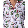 Peanuts Charlie Brown Snoopy Button Sleep Family Christmas Pajama Set White - 3 of 4
