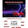 Go Kart for Kids, Electric Ride On Car with 2 Motors, Remote Control, Safety Belt & LED Lights, Toy Race Car with Speed Adjustment - 4 of 4