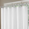 Chenille Stripe Water Repellent Shower Curtain, 72"x 72" - 3 of 4