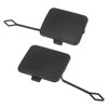 Unique Bargains Rear Bumper Tow Hook Cover Cap 5112-7272-415 for BMW X3 F25 328i XDrive / 335i XDrive 2.0L 3.0L 2011-2014 Black 1 Pair - 3 of 4