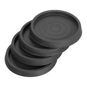 Unique Bargains Round Non-Slip Chair Leg Floor Protectors for Bed Stopper 4 Pcs - 1 of 4
