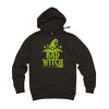 Simply Sage Market Women's Graphic Hoodie Bad Witch Broom Puff Print - 2 of 4
