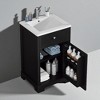 20-Inch Bathroom Vanity with Sink, Freestanding Cabinet with Soft-Close Door, Adjustable Shelf, and Ceramic Basin,Storage Vanity - 2 of 4