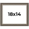 PosterPalooza | Weathered Black Picture Frame - UV Acrylic, Backing Board, Hanging Hardware Included - 2 of 4