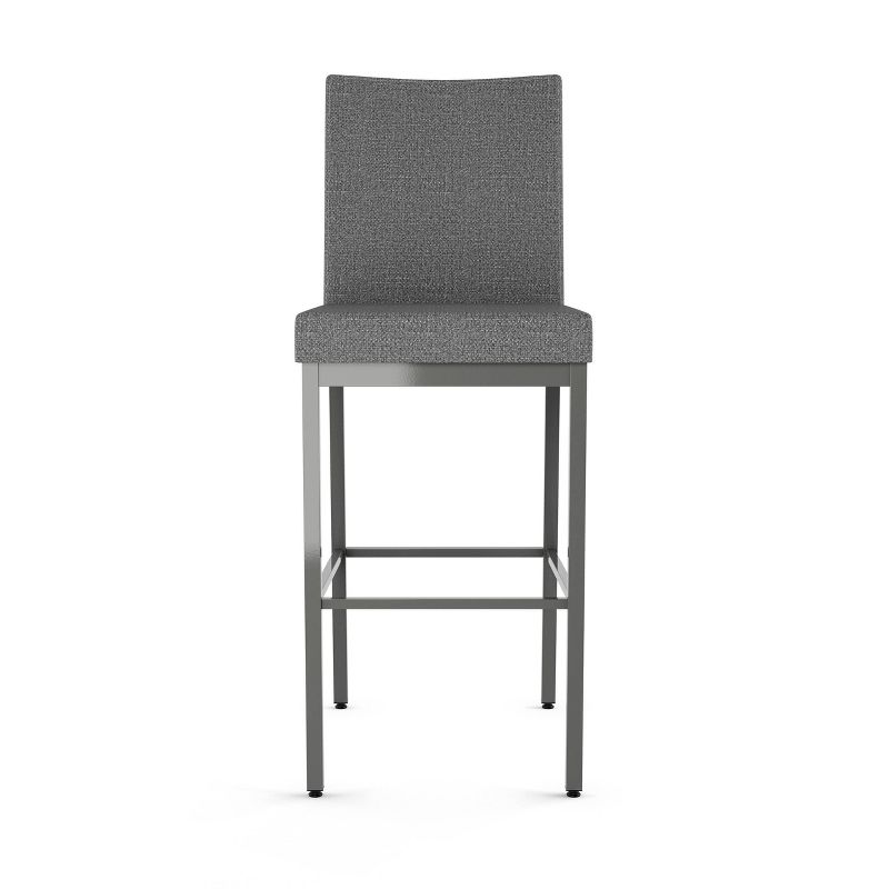 Amisco Perry Upholstered Counter Height Barstool Gray, 3 of 8