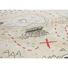 Blue Panda 12 Pieces Pirate Treasure Map for Kids Party Supplies Decorations, Double Sided Vintage 12"x18" - 4 of 4