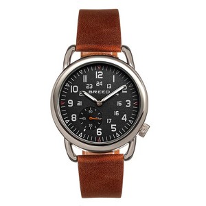Breed Regulator Leather-Band Watch w/Second Sub-dial - 1 of 4