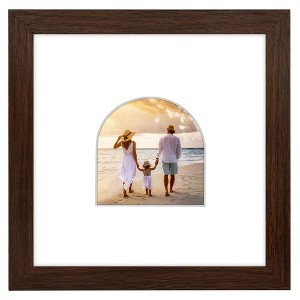 Americanflat Picture Frame with Oval Mat Insert and Shatter-Resistant Glass - Signature Collection - Photo Frame for Wall Display - 1 of 4
