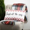 69" x 50" Sullivans Red And Black Plaid Throw Blanket - 3 of 3