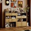 FUFU&GAGA Multifunctional Wooden Display Cabinet - A Stylish and Adaptable Storage Solution - 2 of 4