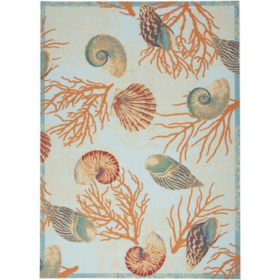 Waverly Seashell Indoor/outdoor Area Rug