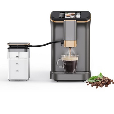 Automatic Espresso Machine,1450W/20 Bar Professional Coffee Machine w/Fast Heating,30 Optional Grinder Setting