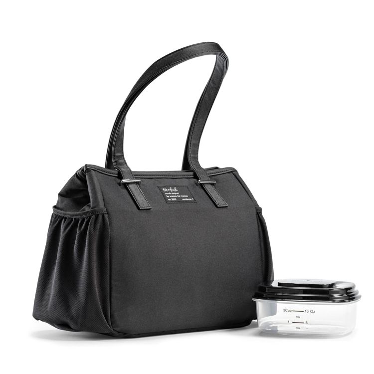 Fit & Fresh Copley Lunch Kit: Nylon Tote with Food Container, BPA-Free, 1 of 10