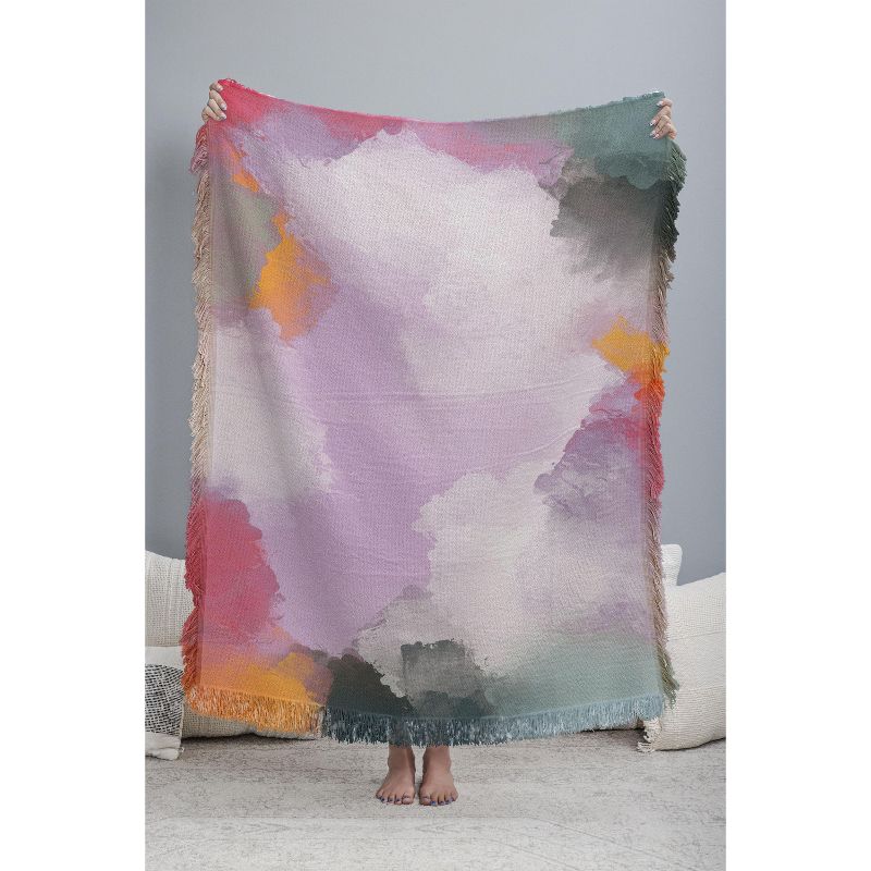 Emanuela Carratoni Abstract Colors 1 Woven Throw Blanket - Deny Designs, 3 of 8