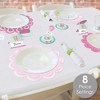 Big Dot of Happiness Whole Llama Fun - Llama Fiesta Baby Shower or Birthday Party Paper Charger & Table Decorations Chargerific Kit for 8 - 2 of 4