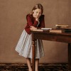 Hope & Henry Girls' Organic Sleeveless Stretch Poplin Sash Dress, Kids - 4 of 4