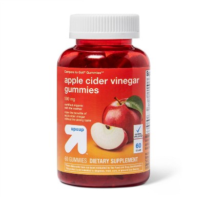 Apple Cider Vinegar Vegan Gummies - 60ct - up & up™
