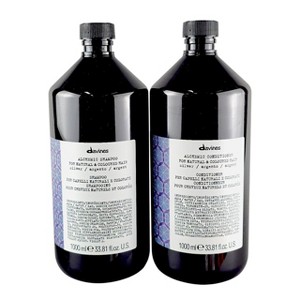 Davines Alchemic Silver Shampoo & Conditioner - (33 oz) liter DUO SET KIT- The essential liter duo for brilliant silver and blonde - 1 of 4